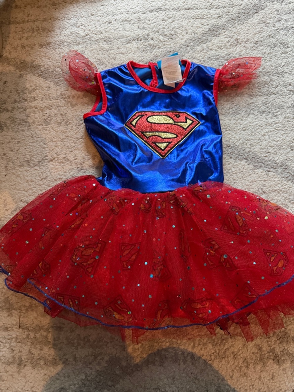 Rubie's Supergirl Tutu Costume Dress - Blue, Red, Gold